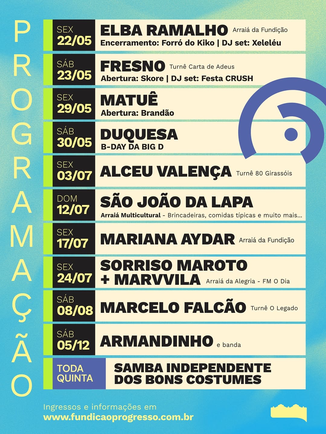 Arraiá da Fundição com Mariana Aydar — Fundição Progresso, Lapa, Rio de Janeiro