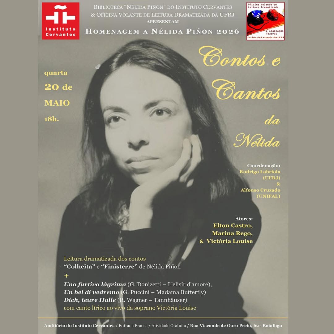 Contos e Cantos da Nélida — Instituto Cervantes, Botafogo, Rio de Janeiro