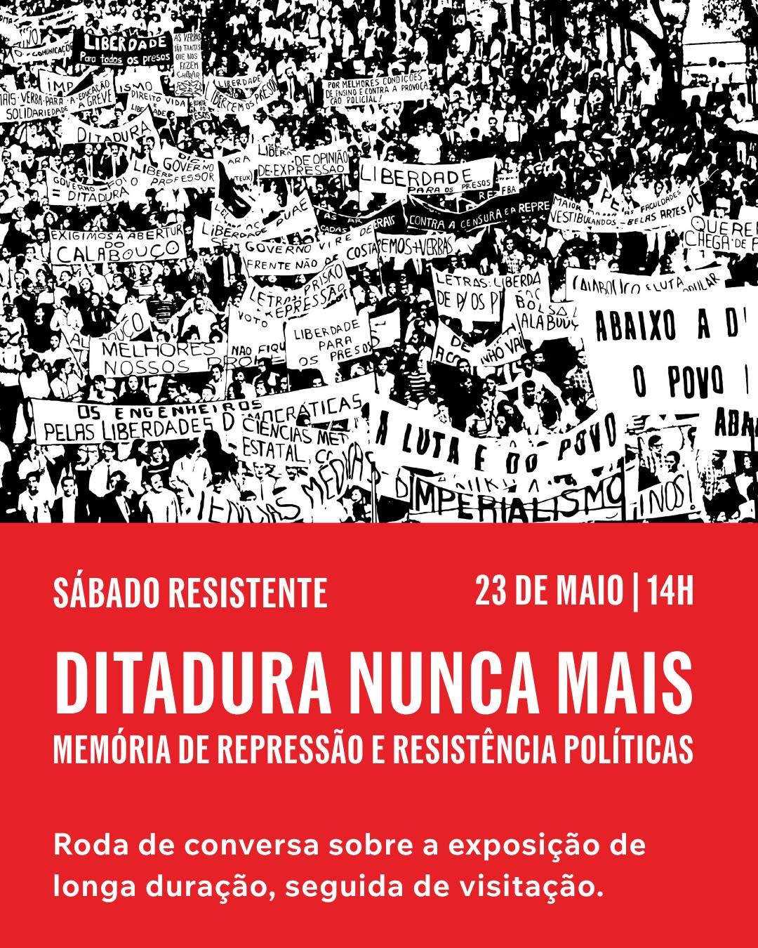 Sábado Resistente de maio — Memorial da Resistência de São Paulo, Bom Retiro, São Paulo