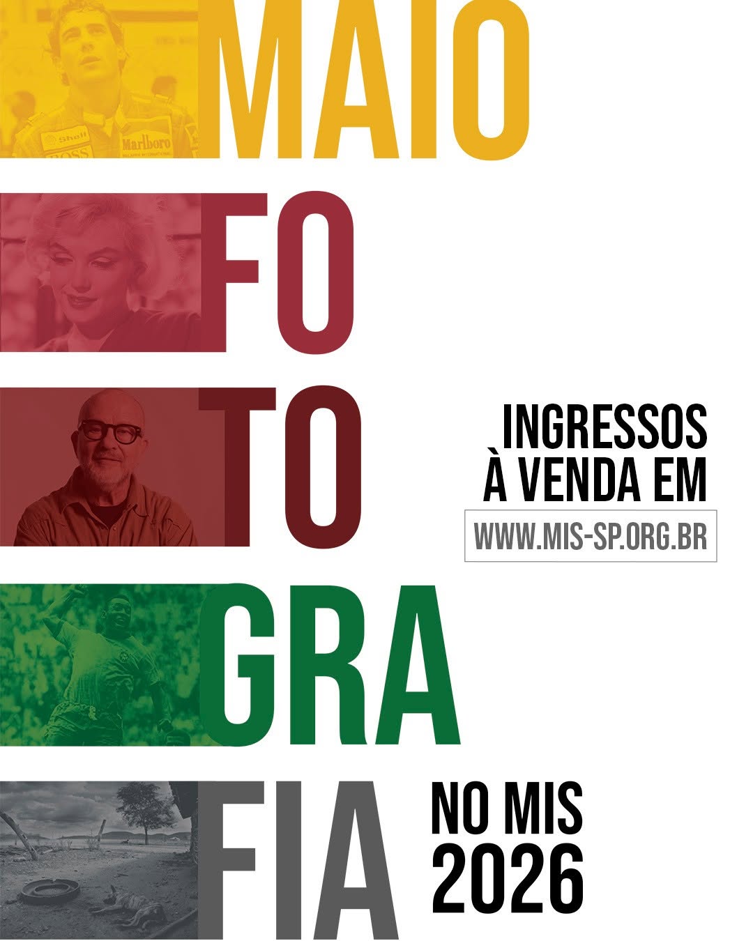 Maio Fotografia no MIS 2026 — Museu da Imagem e do Som (MIS), Bela Vista, São Paulo