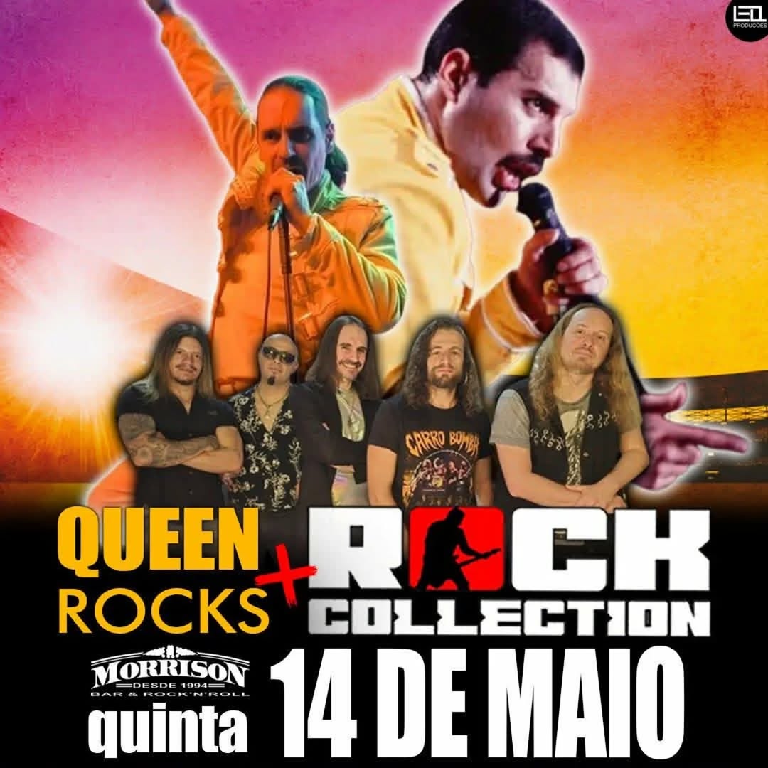 Rock Collection - Queen Rocks + Bailão da RC + Clássicos do Rock — Morrison Rock Bar, Pinheiros, São Paulo