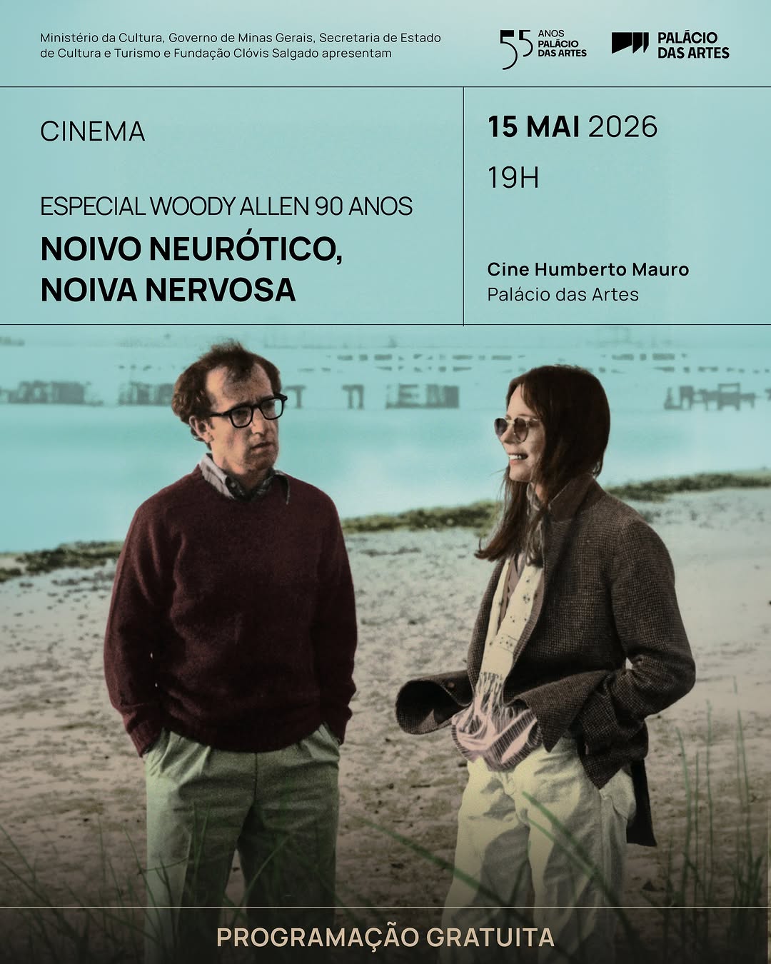 Especial Woody Allen - 90 anos | Noivo Neurótico, Noiva Nervosa — Palácio das Artes, Centro, Belo Horizonte