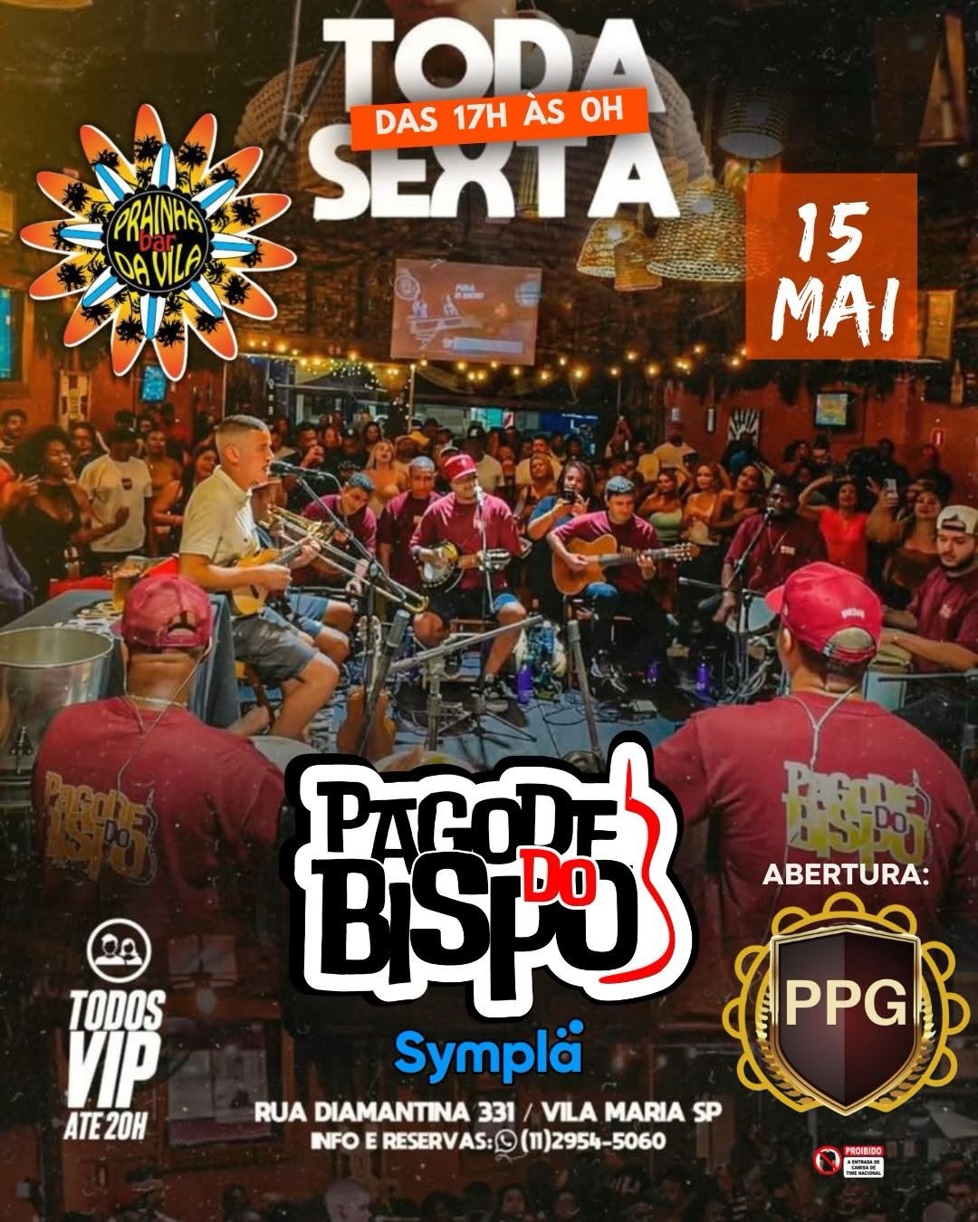 Pagode do Thiago Bispo no Prainha da Vila — Prainha da Vila Bar, Vila Maria, São Paulo