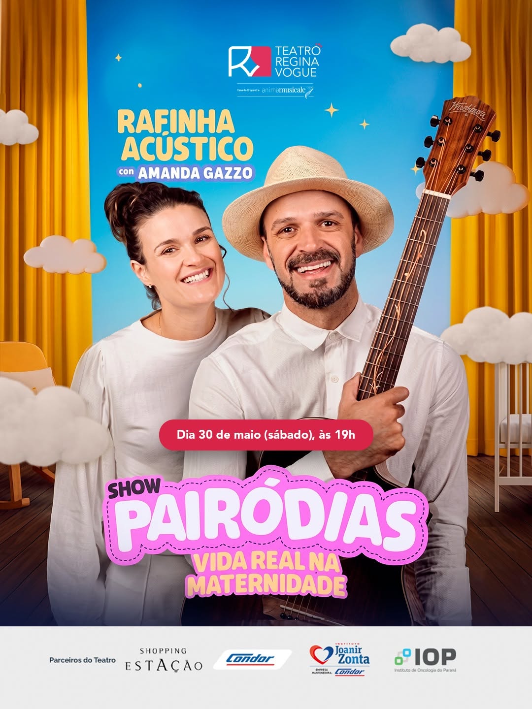 Rafinha Acústico e Amanda Gazzo — Teatro Regina Vogue, Rebouças, Curitiba