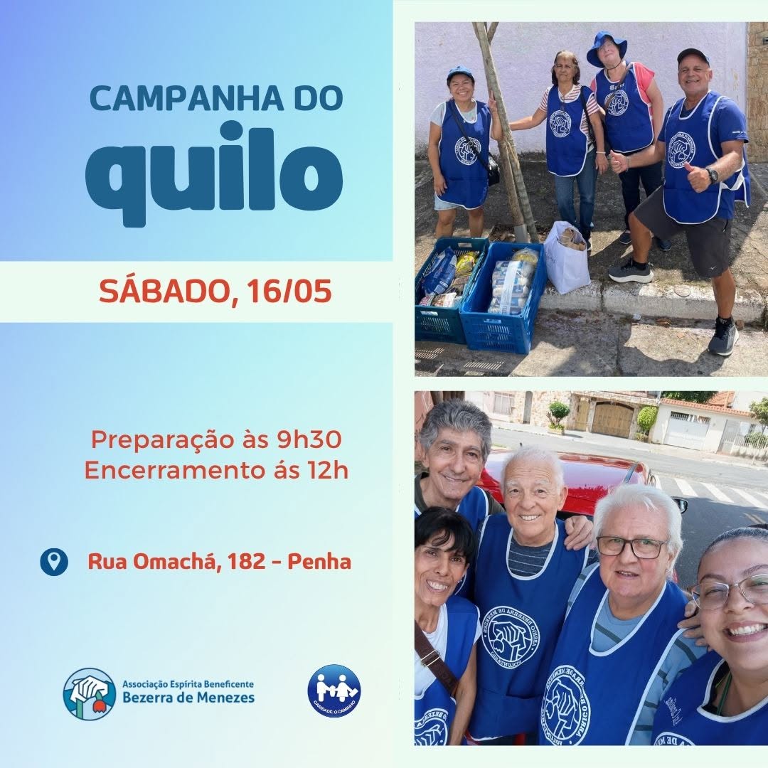 Campanha do Quilo — Abrigo Bezerra de Menezes, Penha, São Paulo