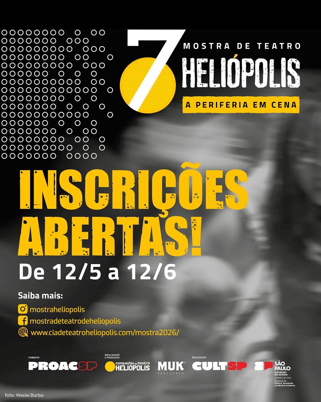 Inscrições Abertas - Mostra Heliópolis