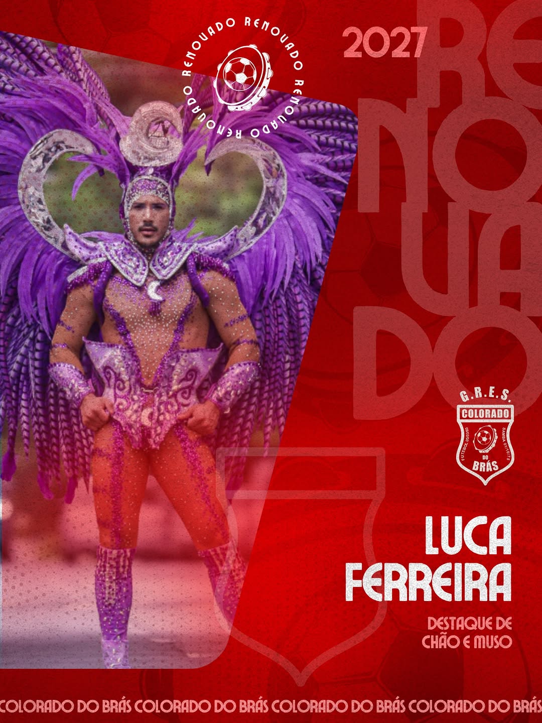 Carnaval 2027 - Colorado do Brás — COLORADO DO BRÁS OFICIAL, Brás, São Paulo