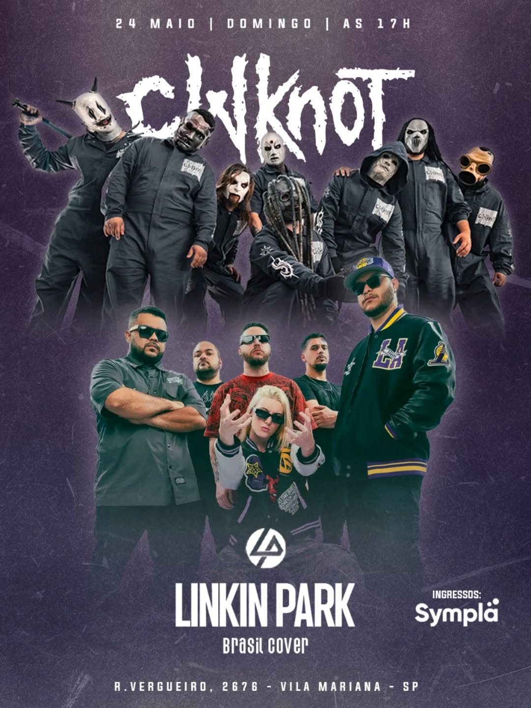 CWKNOT + LINKIN PARK BRASIL COVER — Jai Club, Vila Mariana, São Paulo