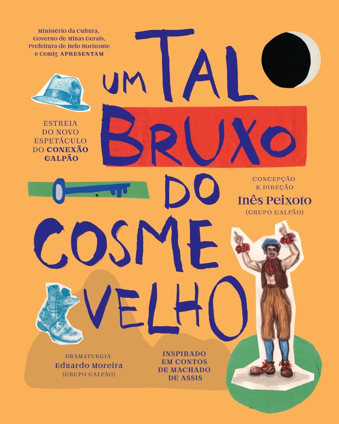 Um tal bruxo do Cosme Velho — Galpão Cine Horto, Horto, Belo Horizonte