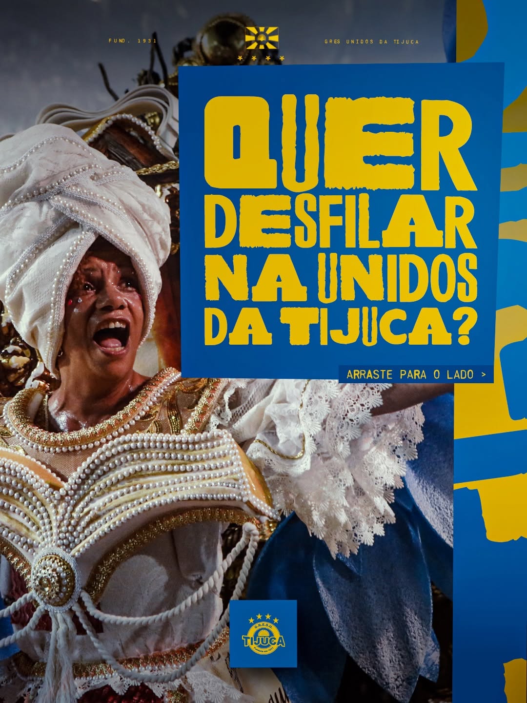 Recadastramento e Inscrições para o Carnaval 2027 — Unidos da Tijuca, Rio de Janeiro