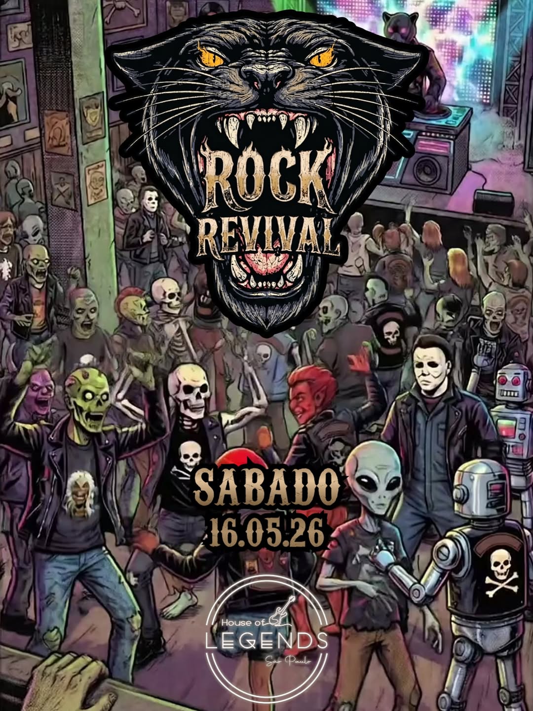 Classic Rock Revival — House of Legends, Pinheiros, São Paulo