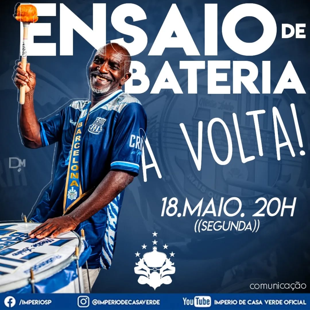 Ensaio da Bateria Barcelona do Samba