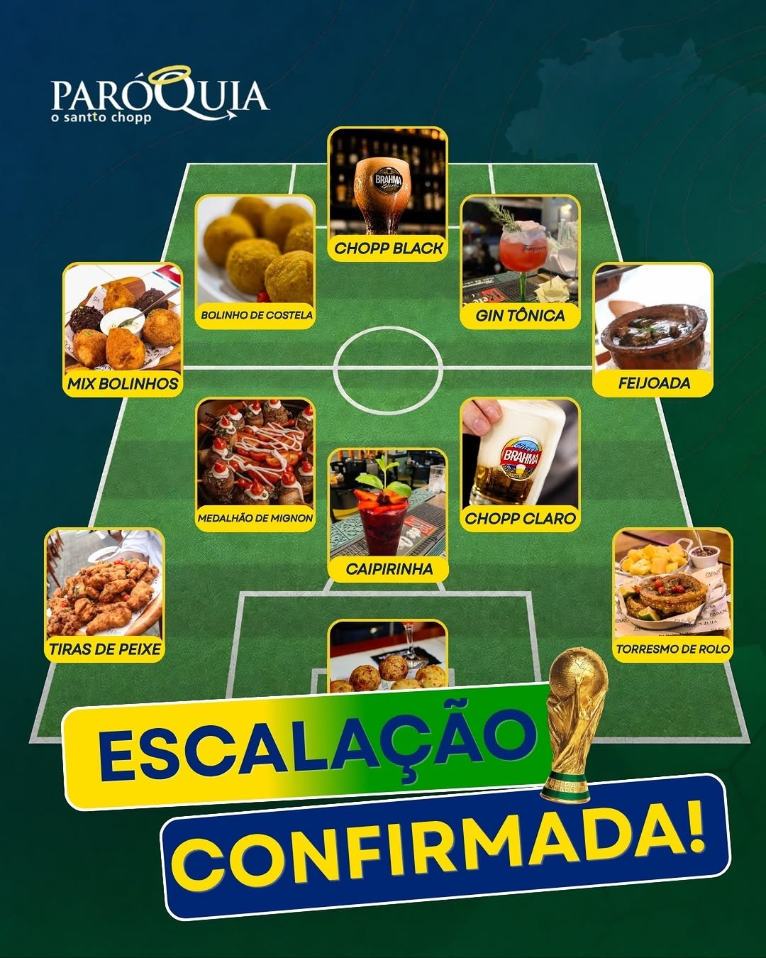 Copa do Mundo 2026 no Paróquia Bar — Paróquia Bar o Santto Chopp, Vila Mariana, São Paulo