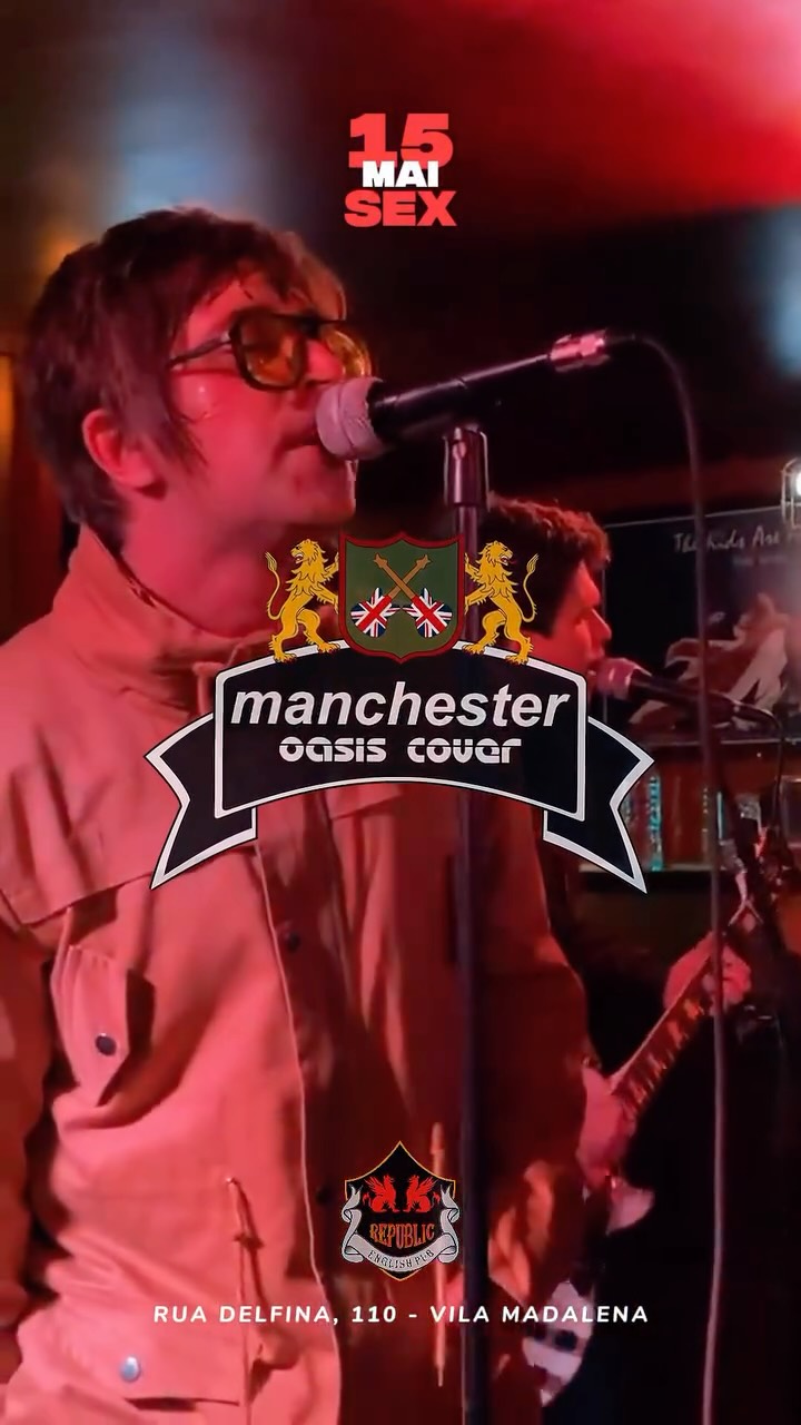 Show Manchester Oasis Cover — Republic Pub, Pinheiros, São Paulo