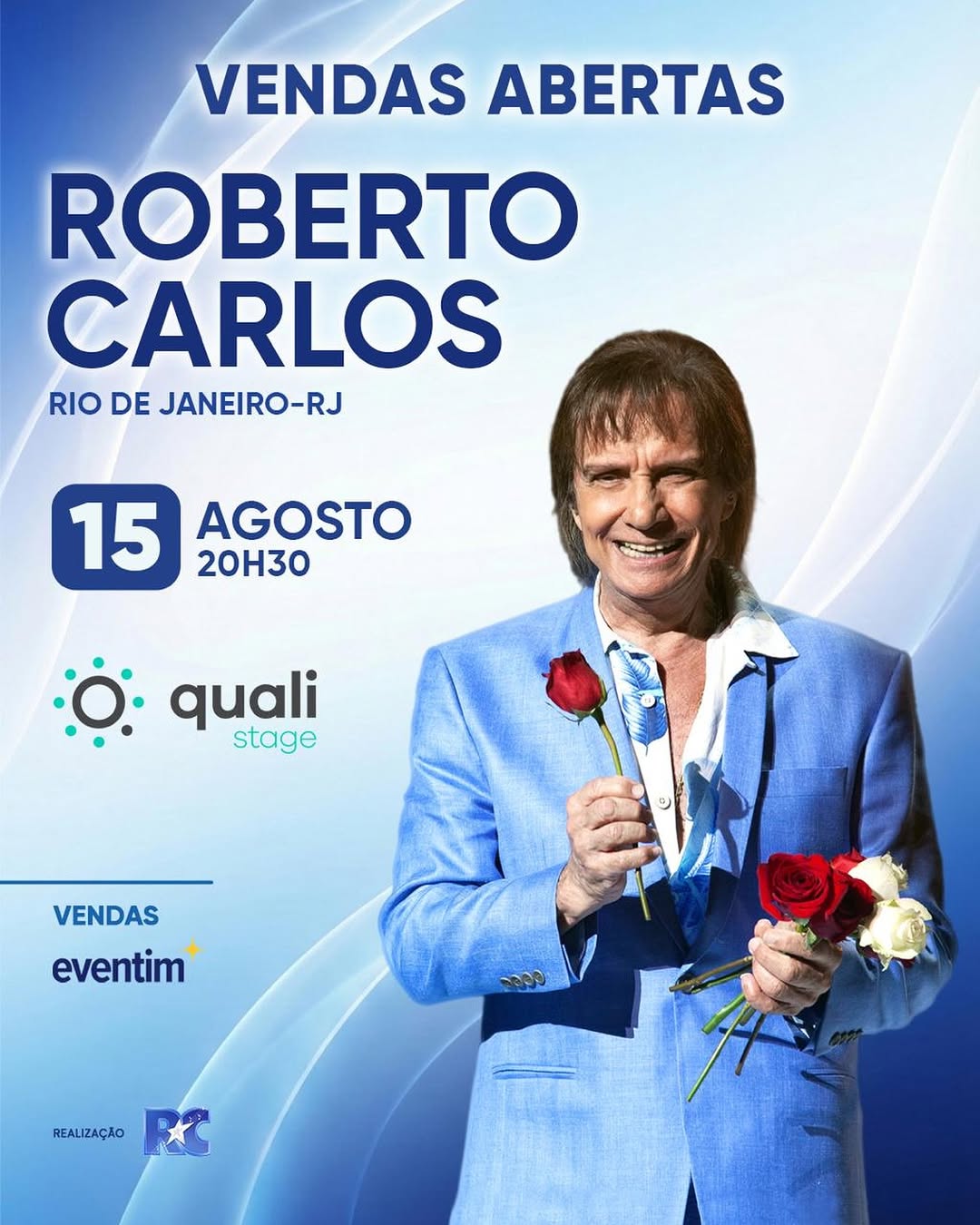 Show de Roberto Carlos — Qualistage, Barra da Tijuca, Rio de Janeiro