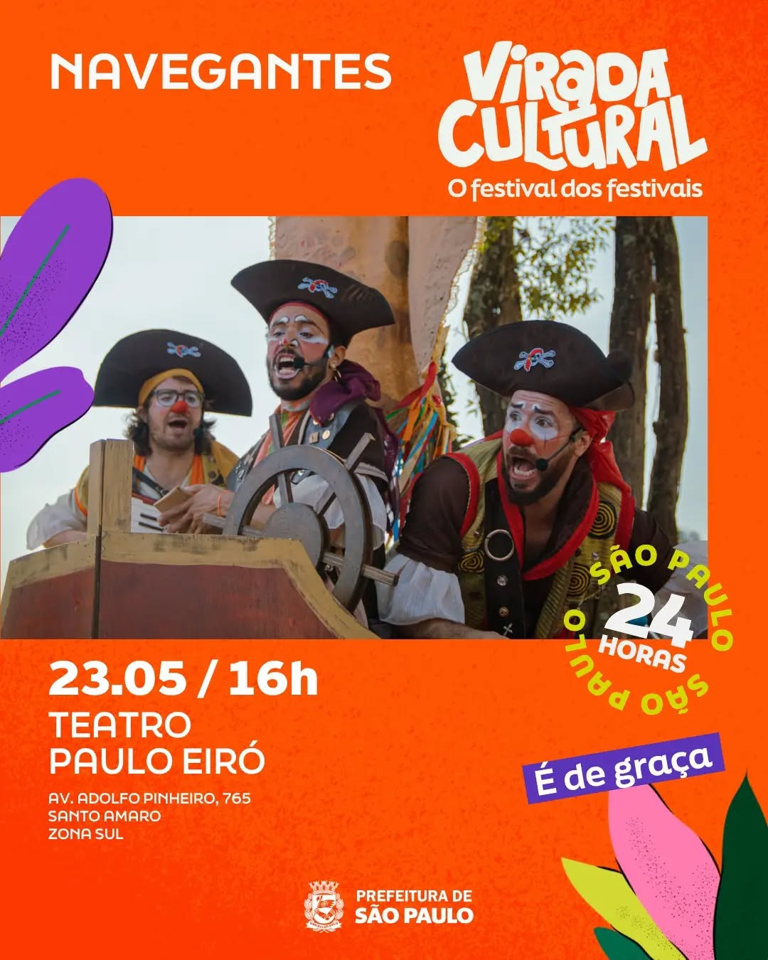Virada Cultural - O Festival dos Festivais: Circo — Teatro Paulo Eiró, Santo Amaro, São Paulo