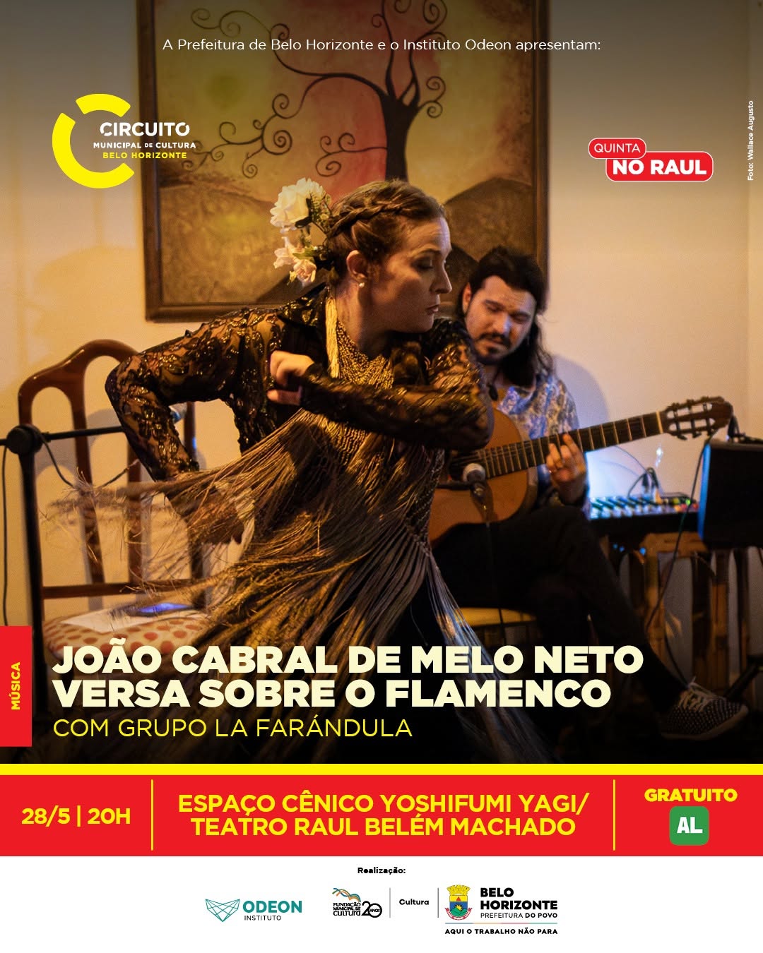 Quinta no Raul: João Cabral de Melo Neto versa sobre o flamenco