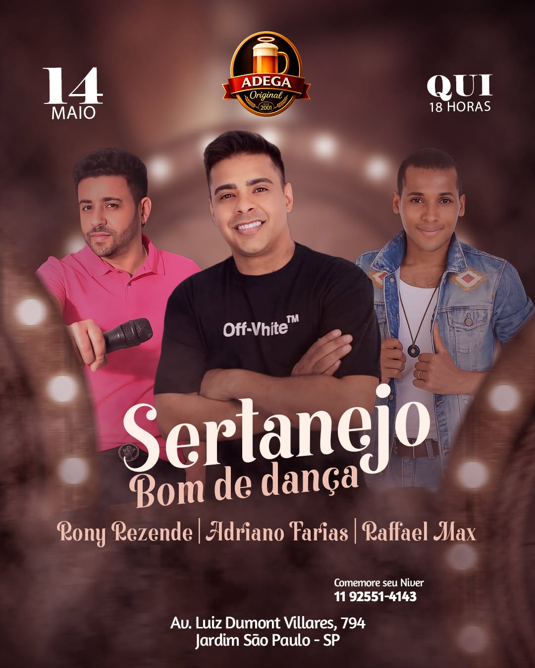 Sertanejo Bom de Dança — Adega Original, Santana, São Paulo