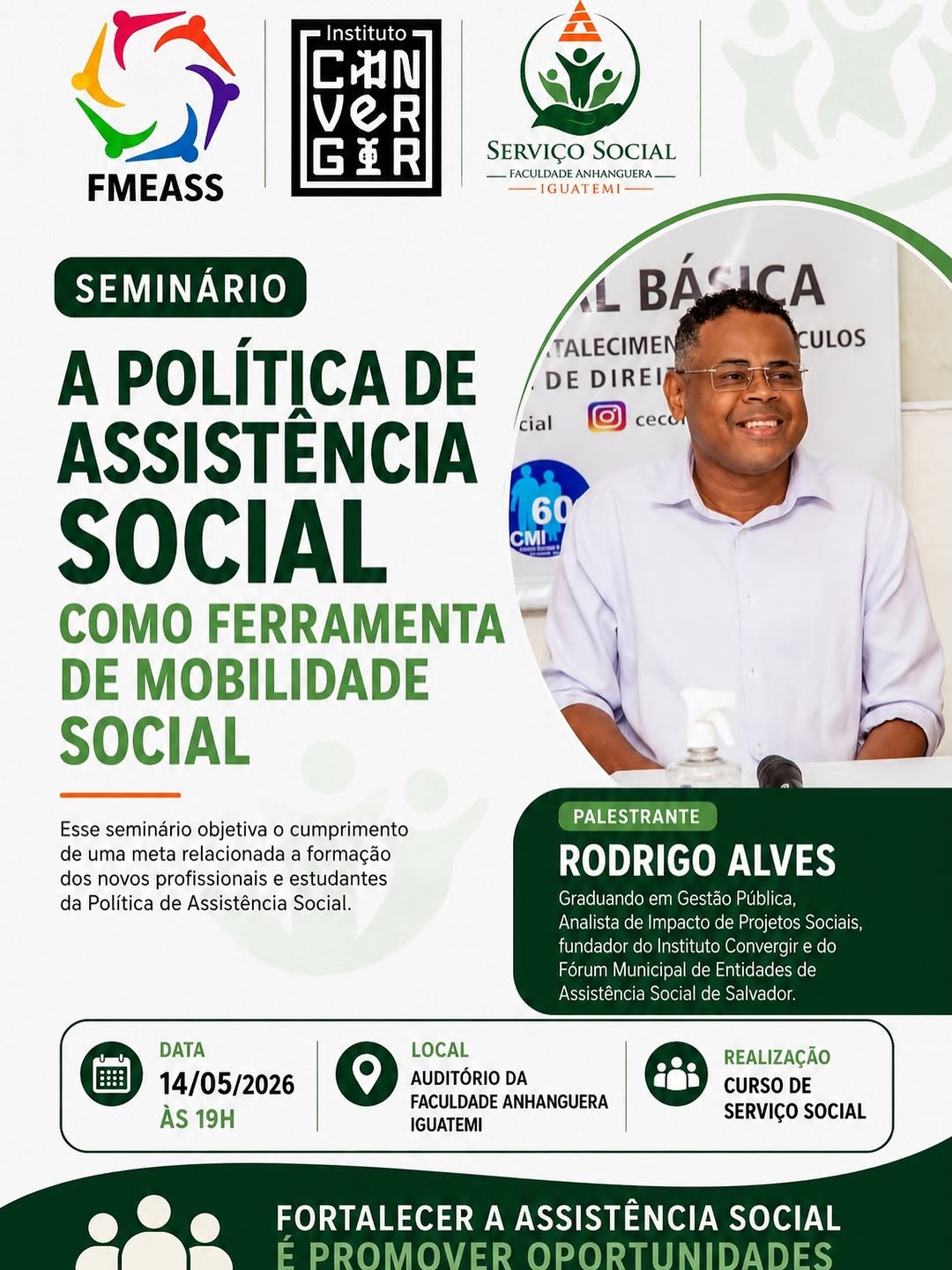 Seminário: A Política de Assistência Social como Ferramenta de Mobilidade Social