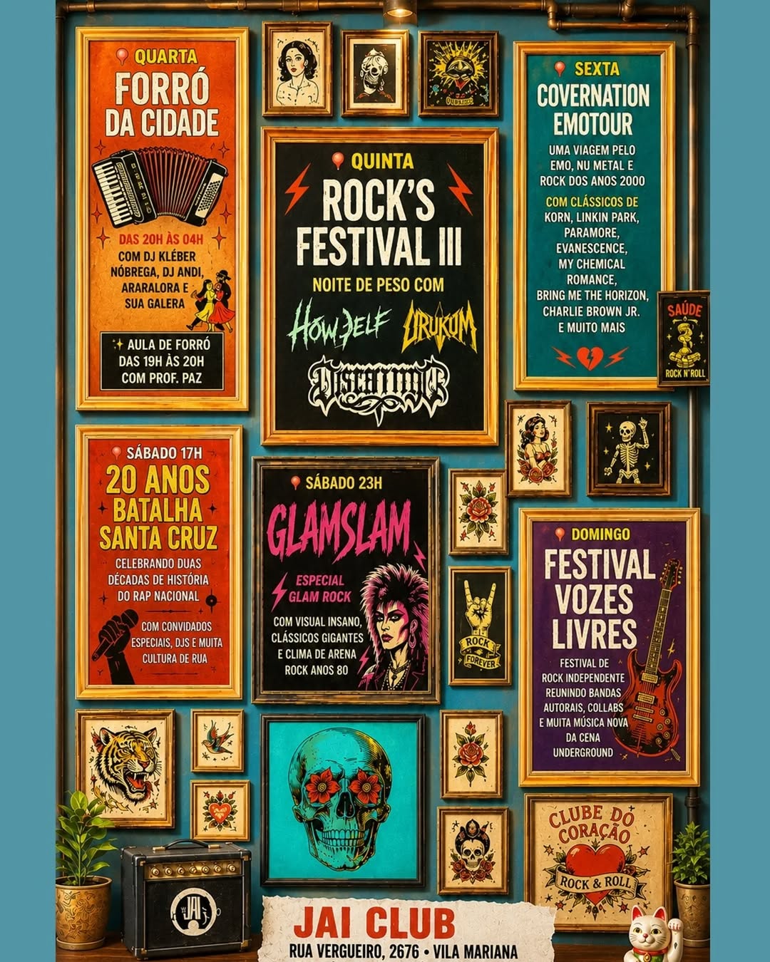 Festival Vozes Livres — Jai Club, Vila Mariana, São Paulo