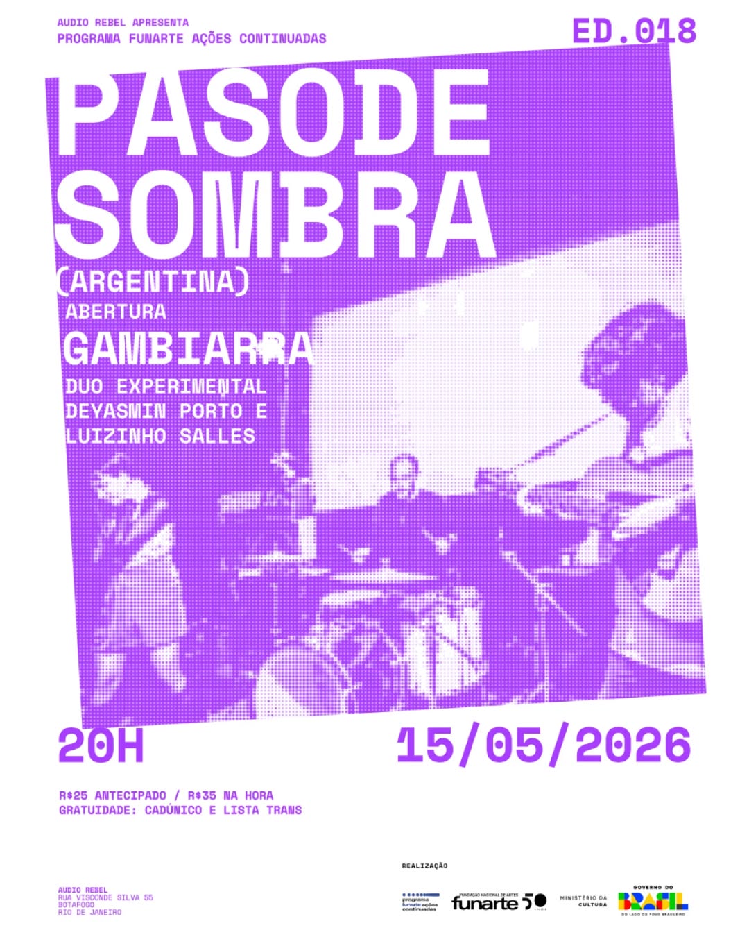 Pasodesombra na Rebel — Audio Rebel, Botafogo, Rio de Janeiro